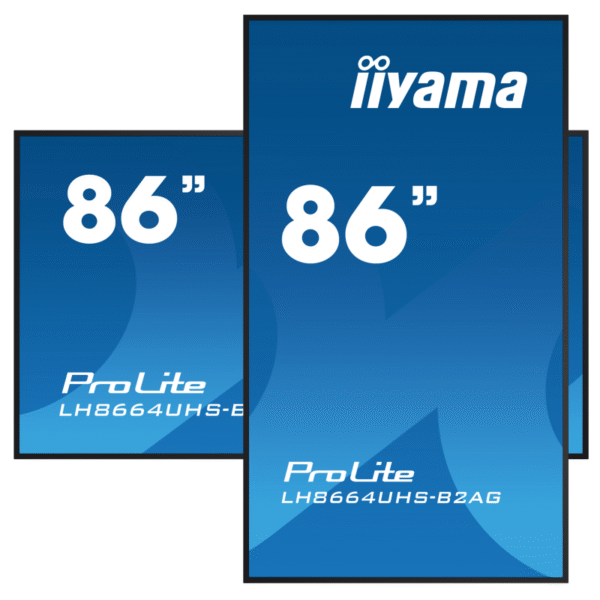 Moniteur professionnel pour l affichage dynamique 86″ IIYAMA PROLITE LH8664UHS-B2AG